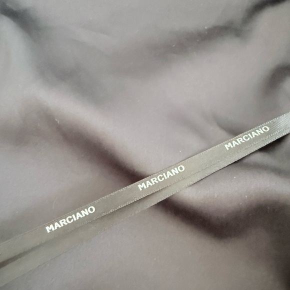 Marciano Womens One Shoulder Cut Out Mini Dress Black Bodycon Lined Size S Chic - Picture 14 of 16